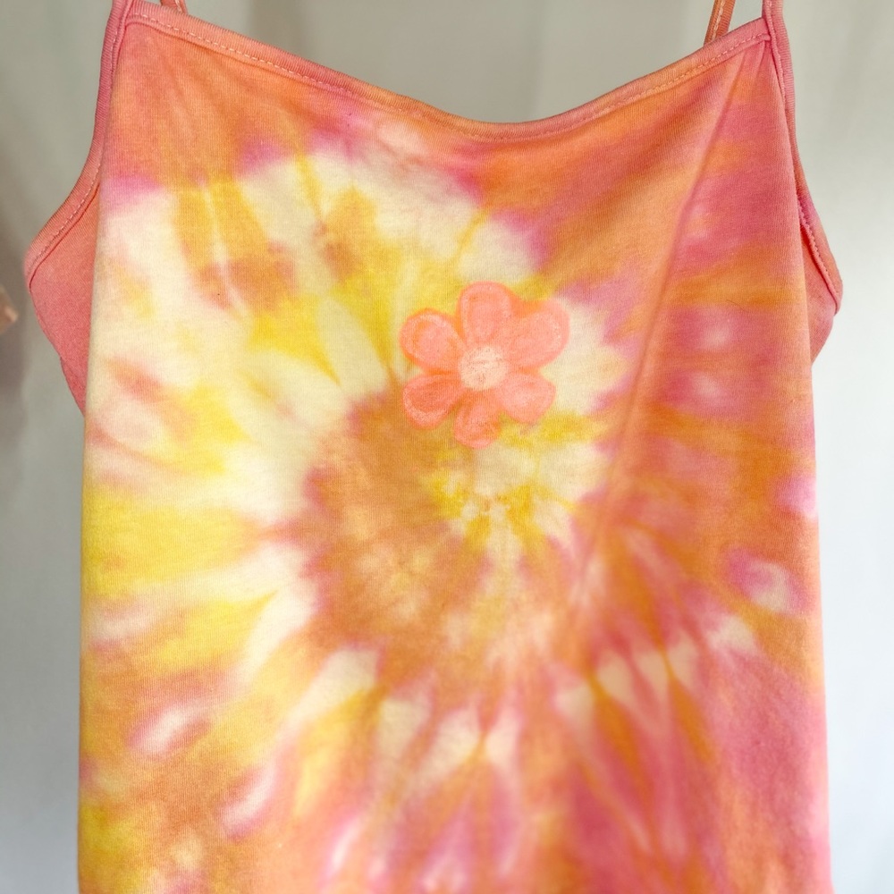Custom tie dye tank